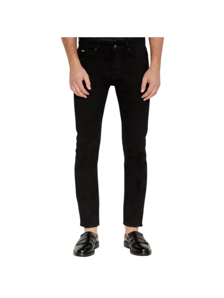 Hugo Jeansy Mężczyzna Denim Delaware Jeansyy Slim-fit czarny