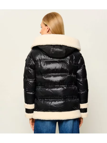 Peuterey Geacă de puf Kunto Bg | shearling cu adaos de lână negru