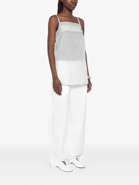 Rochie mini Low Classic din dantelă clasică alb