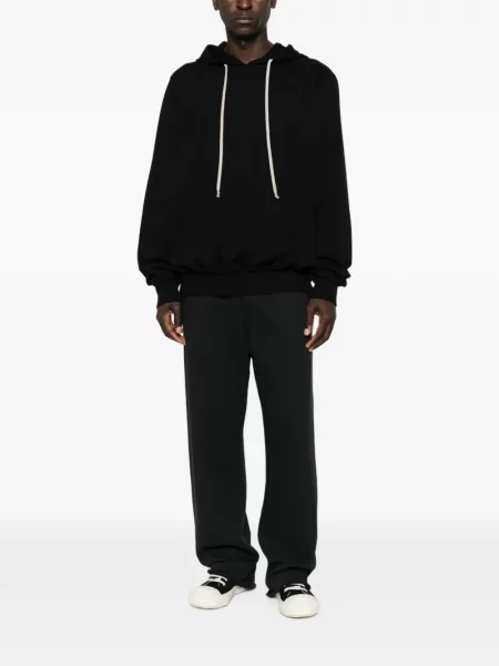 Hoodie Rick Owens Drkshdw με κορδόνι μαύρο
