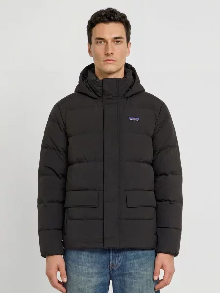 Péřová bunda Patagonia Sisar Down Hoody black černá