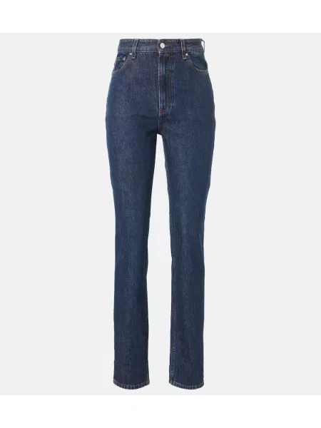 Blugi Toteme cu talie înaltă albastru