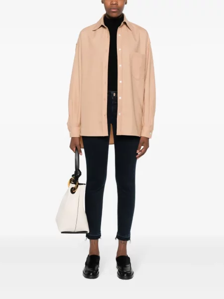 Liesas skinny fit džinsai Closed Baker mėlyna