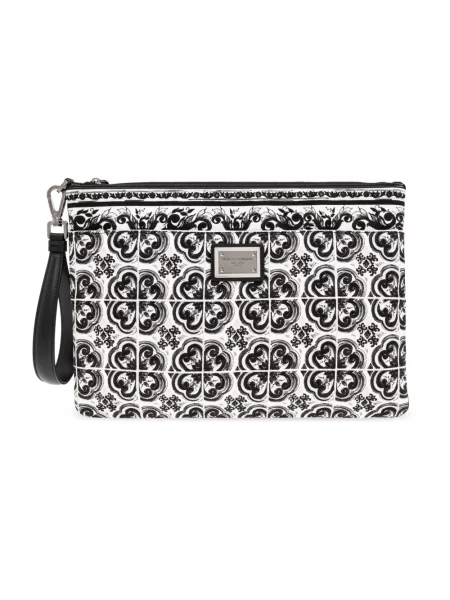 Torba Dolce And Gabbana z nadrukiem czarna