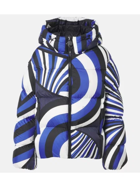 Geacă cu puf Pucci albastru