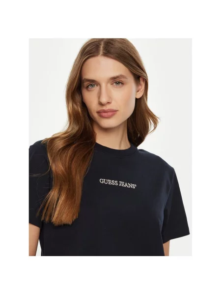 Tričko Guess Jeans černé
