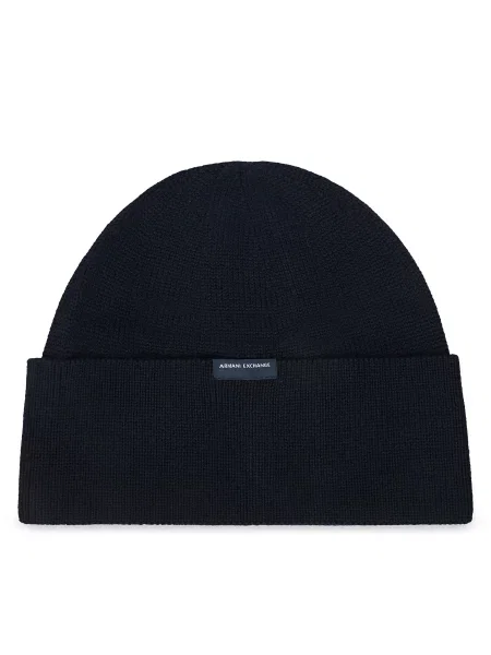 Textilní doplňky EAX BEANIE HAT modrý