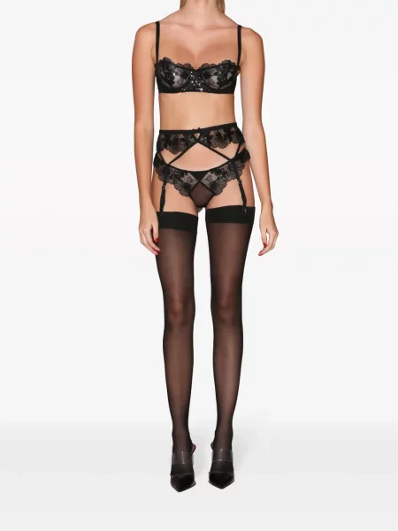Opasok Fleur Du Mal čierna