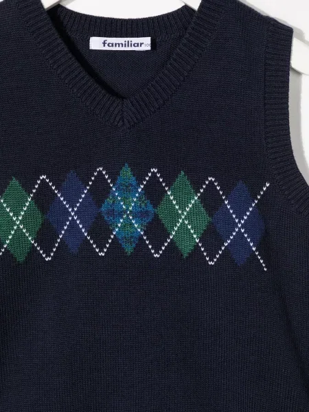 Sweter dziecięcy Familiar niebieski