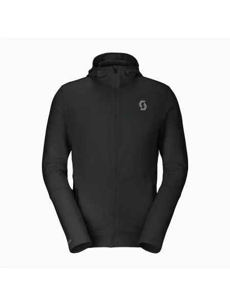 Hanorac din fleece Scott din fleece negru
