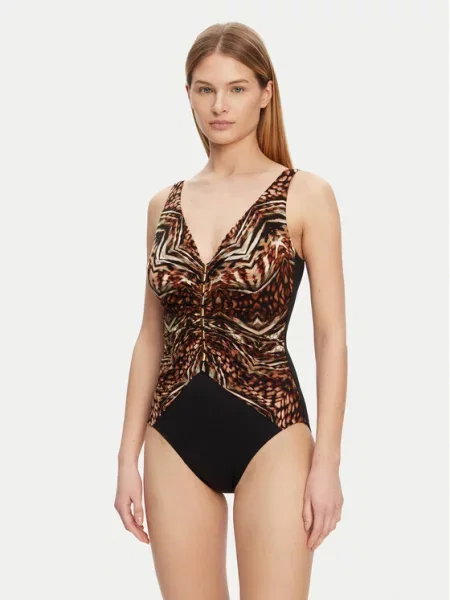 Miraclesuit Maudymosi kostiumėlis Tribal Tigress Charmer ruda