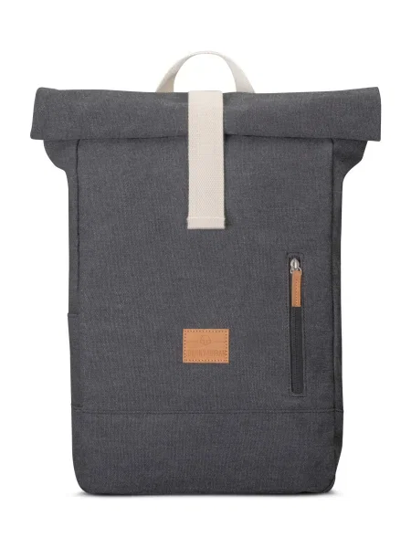 Johnny Urban Rucsac Adam Medium maro coniac / gri metalic / natural alb