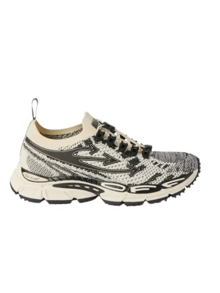 Dzianinowe sneakersy Off-white białe