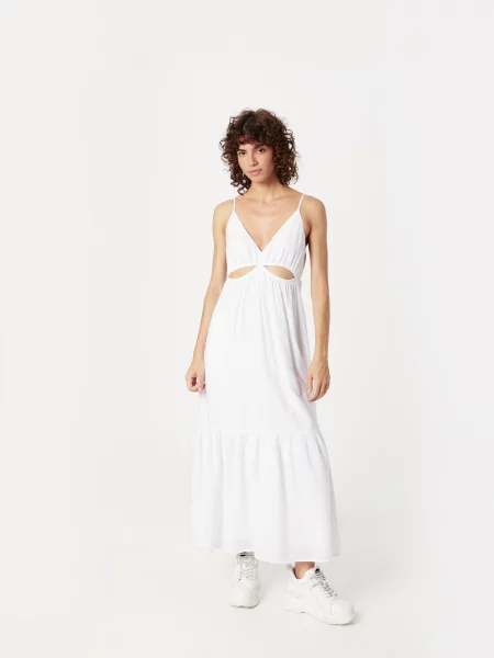 Abercrombie & Fitch Poletna obleka bela