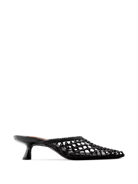 Papuci tip mules Simon Miller negru