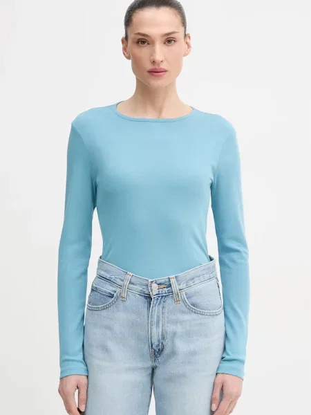 United Colors of Benetton longsleeve niebieski