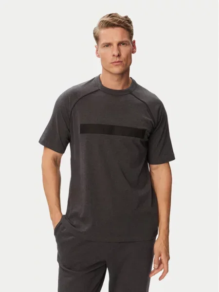 HUGO Marškinėliai Tamsiai pilka