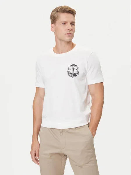 JOOP! Jeans T-Shirt 15 Modern Fit beżowy