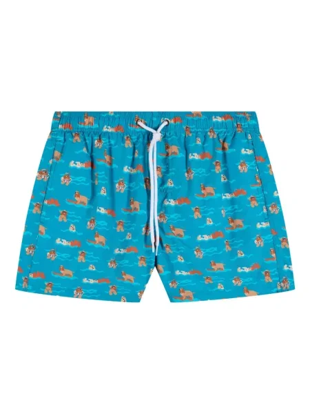 Raštuotos maudymosi kelnaitės Sundek mėlyna