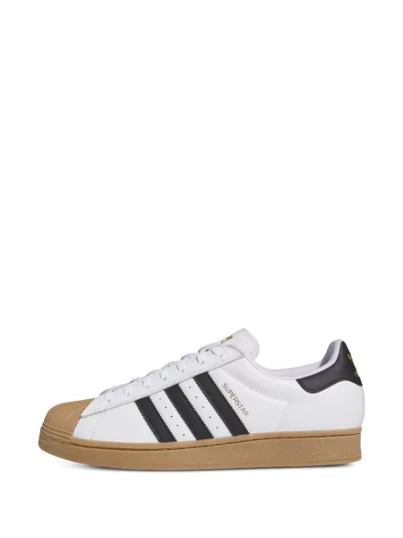 Sneakerși Adidas Superstar cu dungi cu imagine alb