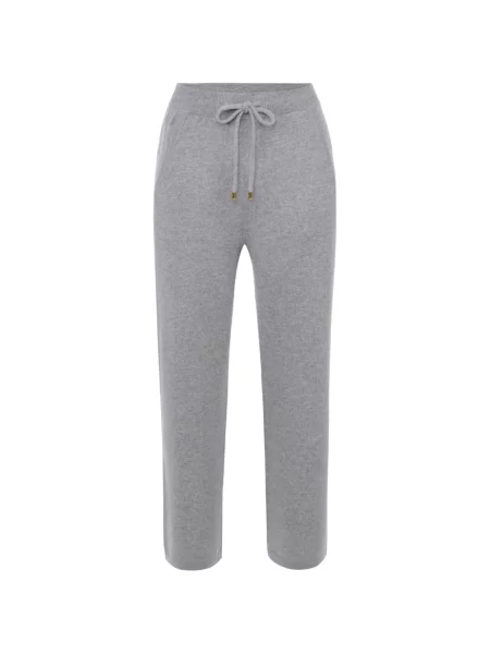 Pantaloni Elisabetta Franchi tricotate gri