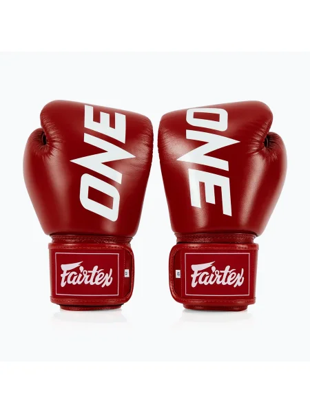 Fairtex ONE X Fairtex Боксови ръкавици червени