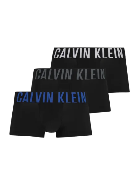 Calvin Klein Underwear Boksarice modra / temno siva bela črna