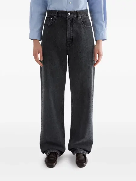 Blugi conici Jil Sander conici gri