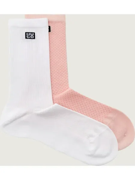 Hugo Bodywear Șosete RS MICROLOVE CC W alb