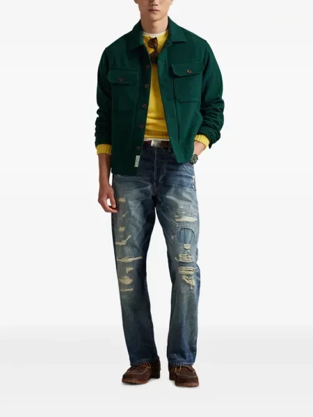 Chiloți Polo Ralph Lauren din țesătură twill cu autograf cu glugă albastru