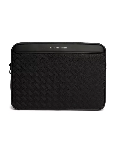 Tommy Hilfiger Geantă pentru laptop Modern Monogram negru