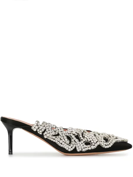 Papuci tip mules Rochas negru