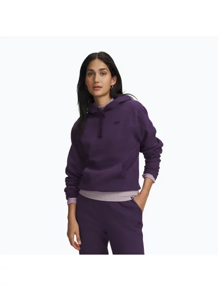 Bluză pentru femei Under Armour Rival Fleece Hoodie purple echo light heather/purple echo violet