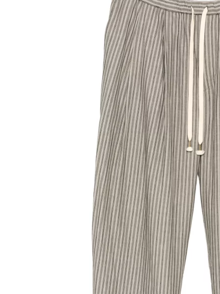 Pantaloni Calmlence cu dungi gri