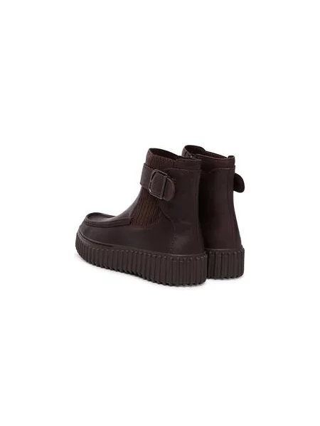 Členková obuv Clarks Torhill Buckle hnedá