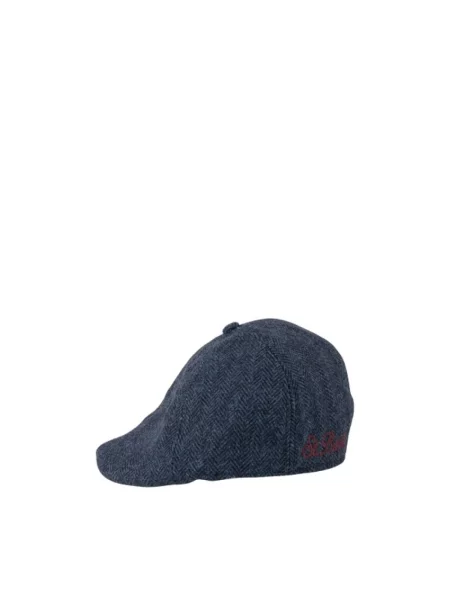 Czapka Mc2 Saint Barth wełniana w jodełkę szara