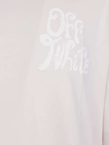 Tricou Off-white cu imagine alb
