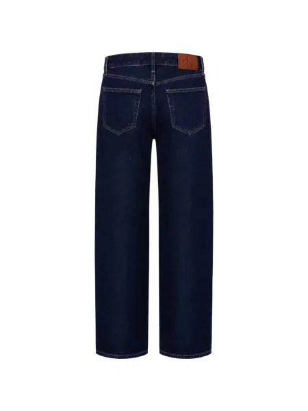 Blugi Calvin Klein cu autograf albastru