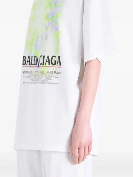 Tricou Balenciaga alb