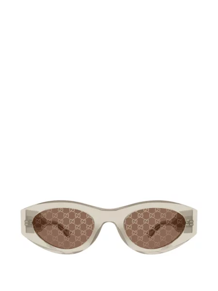 Ochelari de soare Gucci Eyewear cu imprimeu geometric galben