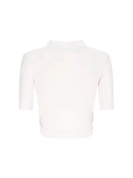 Sportmax polo Shaker biały