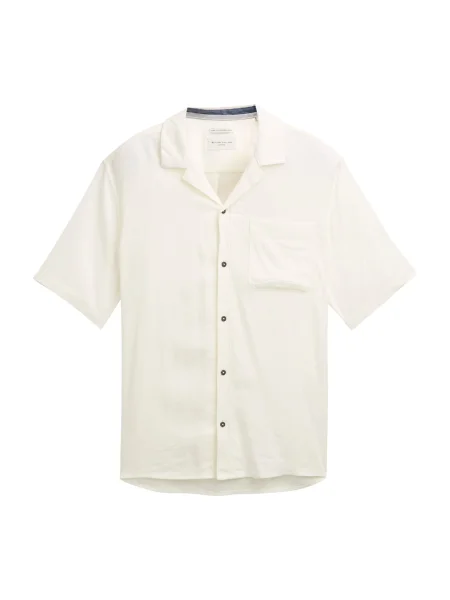 TOM TAILOR Cămașă murdar alb