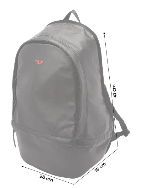 Diesel hátizsák RAVE BACKPACK nagy sima fekete