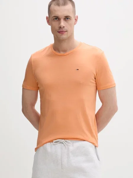 Tommy Jeans tričko oranžové