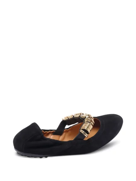 Balerini Tod's din piele de căprioară negru