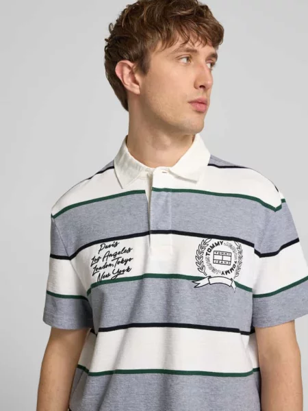 Koszulka polo z czystej bawełny o kroju regular fit Tommy Jeans