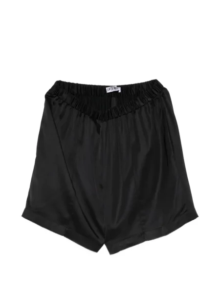 Pantaloni scurți Lutz Huelle din satin negru