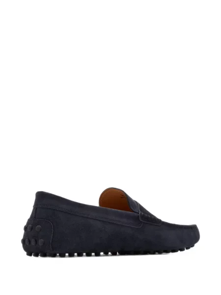 Pantofi loafer Tod's din piele de căprioară albastru