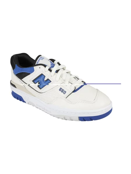 Sneakersy New Balance 550 skórzane niebieskie