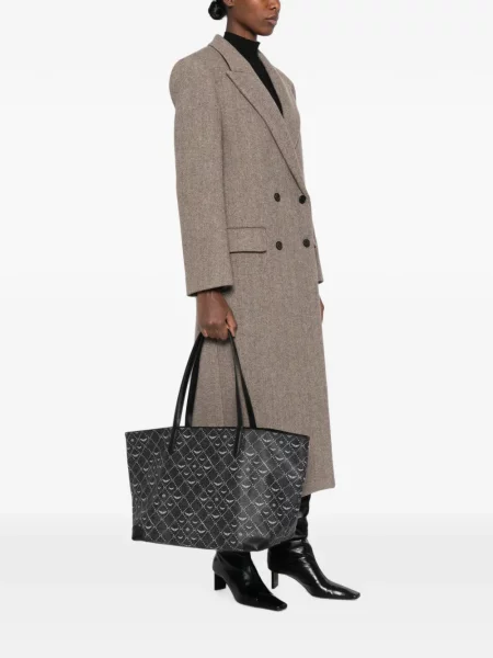 Geantă shopper Zadig&voltaire cu imagine negru